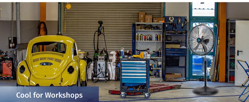 Tornado - 20 Inch High Velocity Metal Oscillating Pedestal Fan 5250 CFM - Commercial, Industrial Use Water-Resistant