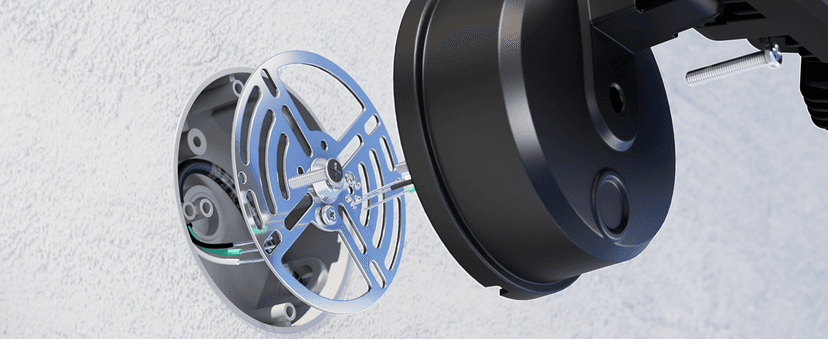 Olafus 60W Flood Lights Outdoor, Switch Controlled 6000LM LED Security Lights, IP65 Waterproof Outside Floodlights, 6500K Exterior Flood Light Fixture Wired for House Yard Porch Eave Black