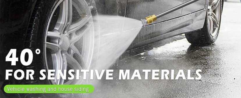 Electric Pressure Washer - 4500PSI 3.0GPM Power Washer with 500ML Foam Cannon, 4 Nozzle Tips, with 4-Wheel Anti-Tip Technology, 360° Swivels High Pressure Cleaning Machine for Cars, Driveways, Patios