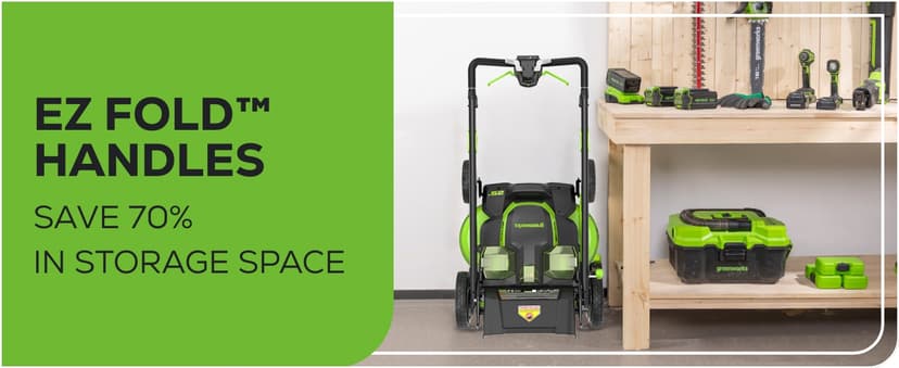 Greenworks 80V 25" Brushless Cordless (Self-Propelled) Dual Blade Lawn Mower (LED Headlight + Aluminum Handles), 4.0Ah Battery and Rapid Charger Included