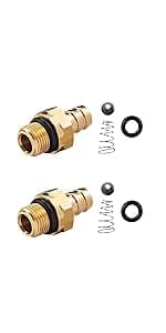 Downstream Injector for Pressure Washer, Power Washer Chemical Injector Kit, Soap Injector, 3/8 Inch Quick Connect, 4000 PSI