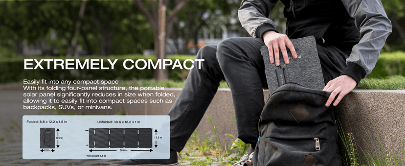 EF ECOFLOW Solar Generator RIVER 3 Plus with 45W Solar Panel, 286Wh Portable Power Station LiFePO4 Battery, 3 Up to 1200W AC Outlets, <10 MS UPS, Expandable to 858Wh, <30 dB Quiet, 1Hr Fast AC Charge