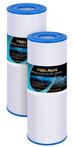 POOLPURE PLFPRB50-IN Spa Filter Replaces Pleatco PRB50-IN, PRB50IN, Unicel C-4950, Filbur FC-2390, Jacuzzi J210/J220/J235/J245/J275, Guardian 413-212-02, 373045, 5X13 Drop in Hot Tub Filter, 2 Pack