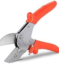 8" Professional Heavy Duty Anvil Pruning Shears with Anti-Rust SK-5 Blades, Garden Shears for Dry Stems and Small Branches, Gardening Scissors, Clippers for Wood, Non-Slip Handle. | LFXP1108S