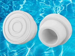 Pool Ladder Bumpers for Inground Pool - 4Packs Inside Plug Caps fit 1.9" Standard Steps Tubing, Rubber Foot Cover Protect Swimming Pool Liner