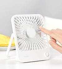 JISULIFE Portable Neck Fan, Hands Free Bladeless Fan, 5 Speeds, 4000 mAh Battery Operated Wearable Personal Fan, Twistable, Rechargeable, Gift for Women Men-Dark Green