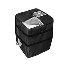 Hot Tub Spa Heater Pump Cover,Waterproof Hot Tub Insulated Pump Cover for Multiple Brands (Black,Square)