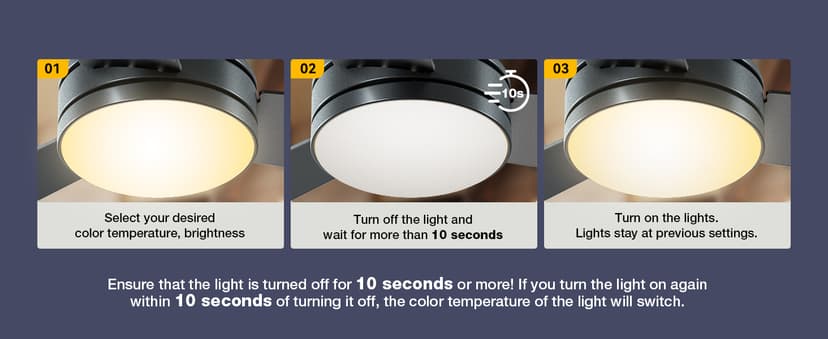 Amico Ceiling Fans with Lights, 42 inch Low Profile Ceiling Fan with Light and Remote Control, Flush Mount, Reversible, 3CCT, Dimmable, Noiseless, Black Ceiling Fan for Bedroom, Indoor/Outdoor Use