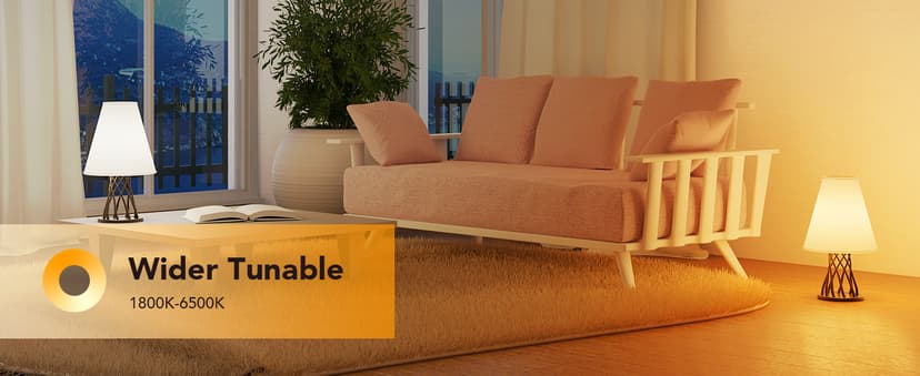 OREiN Matter Smart Light Bulb, BR30 Smart Light Bulbs 650LM 60W, Recessed Color Changing Bulbs RGBTW, Smart Flood Light Bulb Compatible with Alexa, Apple Home, Google Home, SmartThings, 4Pack