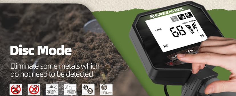 Metal Detector for Adults Professional, Waterproof Pinpoint, High Accuracy Gold and Silver Detection, Underwater and Beach Use, 10'' IP68 Coil, Bigger LCD, New Advanced DSP Chip