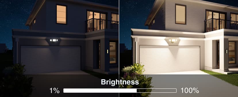 Onforu 55W Smart LED Flood Lights Outdoor, 5500LM, Tunable 2700K-6500K, APP Control, WiFi Alexa Security Lights with Timer & Adjustable 3 Head, IP65 Waterproof for House, Yard, Porch, Garage, Backyard