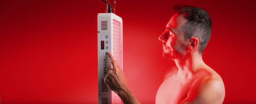 Bestqool Red Light Therapy, Dual Chip Clinical Grade LED Device with Near-Infrared Light 660nm 850nm High Power Panel, Ideal for Body, Face, Recovery, Improve Sleep, Skin Health, 105W (Black 60)
