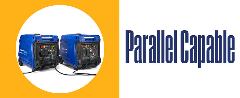 Westinghouse 5000 Peak Watt Super Quiet Portable Inverter Generator, Remote Electric Start with Auto Choke, Wheel & Handle Kit, RV Ready, Gas Powered, Parallel Capable