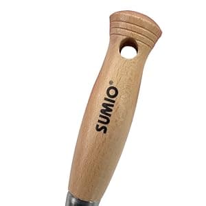 SUMIO 13.3" Alloy Steel Garden Trowel with Forked Tip and Depth Markings, Weeding Knife for Root Cutting, Transplanting, Digging, and Slit Weeding