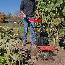 Toro Compact Front Tine Tiller, 99cc 4-Cycle Engine, 11, 16 or 21 Inch Adjustable Tilling Width, 11" Max Tilling Depth, Removable Side Shields, Model: 58604