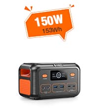 EBL Portable Power Station 300, 110V/330W Pure Sine Wave Solar Generator (Solar Panel Not Included) - Peak 600W Backup Lithium Batteries AC Outlet for Blackout Outdoors Camping Hunting Travel
