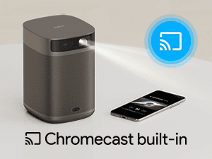 XGIMI MoGo 2 Pro 1080P Portable Projector, Mini Projector with WiFi and Bluetooth, Android TV 11.0, 400 ISO Lumens, 2X8W Speakers, Supports 4K, Auto Focus, Object Avoidance, and Screen Adaption
