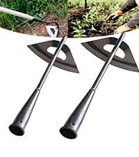 All-Steel Hardened Hollow Hoe,Garden Hoes for Weeding,Hollow Hoe for Gardening,Hoe Garden Tool,Garden Hoe for Backyard Weeding, Loosening, Farm Planting 2