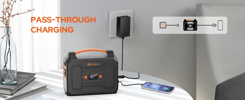 Portable Power Station with Foldable 40W Solar Panel, 100W Solar Powered Generator with Panels,110V AC Outlet Camping Solar Power Bank 146Wh Lithium Battery Pack for Home RV Outdoor Power Outage