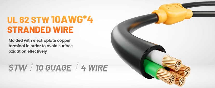 MECMO Shore Power NEMA L5-30P to 3X 5-15R/5-20R RV Generator Adapter Marine 30 Amp to 110 15 Amp Household Regular Connector, 30A 3 Prong Locking Generator Male L5-30P to 5-15R 5-20R 3-Way Female