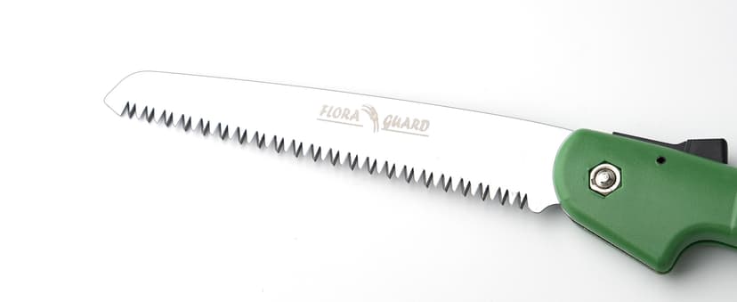 FLORA GUARD 7.7-Inch Folding Hand Saw, Pruning Saw with Trible-Cut Razor Teeth for Wood Cutting, Tree Trimming, Professional Camping Gardening Tools
