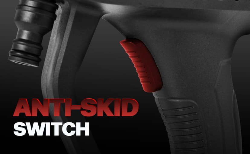 Vagueior Cordless Pressure Washer Gun, Portable Power Cleaner,with 21V 3.0AH Battery and Charging Kit, 5-in-1 Nozzle, Suitable for Outdoor Cleaning and Watering. (1 Battery, BLACK)