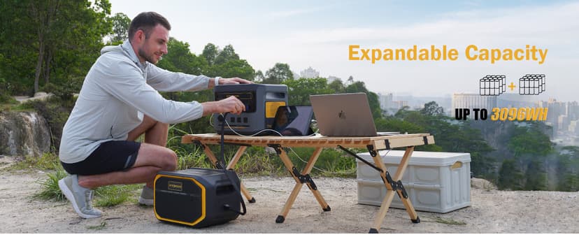 VTOMAN 3096Wh Solar Generator, FlashSpeed 1500 Power Station Bundle with Extra Battery & 400W Solar Panel, 1500W (3000W Peak) LiFePO4 Battery for Home Backup Power RV Emergency (3 Separate Packages)