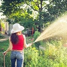 Garden Pump With Hose, 115V 1/10HP 330GPH Mini Electric Water Transfer Pump Waterbed Drain Pump, With Suction Hose Kit.