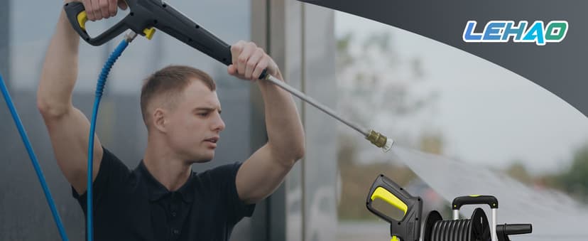 Electric Pressure Washer 5000PSI-Max 3.6GPM Power Washer Touch Screen Adjustable Pressure,4 Nozzles and 500ml Foam Cannon Power Washer Cleaning for Patio Yellow