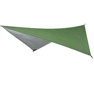 Azarxis Hammock Camping Tarp Rain Fly, Waterproof Tent Footprint Shelter Canopy Sunshade Cloth Picnic Mat for Outdoor Awning Hiking Beach Backpacking - Included Guy Lines & Stakes