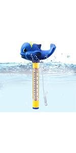 Floating Pool Speakers with Colorful Lights, IP68 Waterproof Bluetooth Speaker for Pool, Crystal Clear Sound Hot Tub Speaker for Pool, Spa and Outdoor