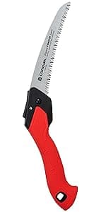 Corona Tools 10-Inch RazorTOOTH Folding Saw | Pruning Saw Designed for Single-Hand Use | Curved Blade Hand Saw | Cuts Branches Up to 6" in Diameter | RS 7265D