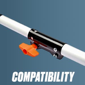 SENIX GTS4QL-M2 4QL 31.5 cc Full Crank Gas String Trimmer and Edger Lawn Tool with Straight Shaft, Front D-Handle, Bump Feed, 17.7 Inch Cutting Width