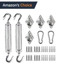 LOVE STORY Waterproof 10'x10' Rectangle Sand Sun Shade Sail Cannoy UV Resistant for Outdoor Patio Garden Backyard (We Make Custom Size)