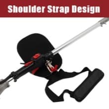 Weed Eater Gas Powered Weed Gas Edger 43CC 2 Blade Heads, Air-Cooled 2-Stroke Cordless Lawn Edger Gas Powered Weed String Trimmer with Handle & Shoulder Strap for Garden Lawn Grass Trimmer