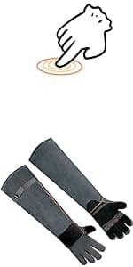 Long Gardening-Gloves Women/Men-Thorn proof Rose Pruning Heavy Duty Gauntlet-L