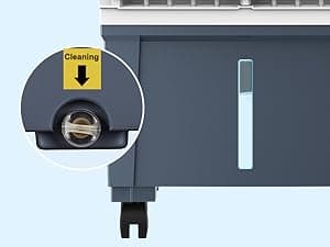 Air Choice Swamp Cooler, 1800 CFM Portable Evaporative Air Cooler with 6 Ice Box & 5.3 Gal Water Tank, 110° Swing, 3 Speeds, Upgraded Remote, 12H Timer, 3-in-1 Air Cooling Fan for Outdoor Indoor, Blue