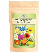 Drought Tolerant Wildflower Seed Mix, Covers 325 Sq Ft, 15 Flower Varieties, Over 67,000 Seeds, Created By Nature