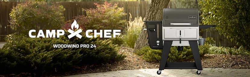Camp Chef Woodwind Pro 24 Grill - Pellet Grill & Smoker for Outdoor Cooking - Comes with WIFI Connectivity - Sidekick Compatible - 811 Sq In Total Rack Surface Area