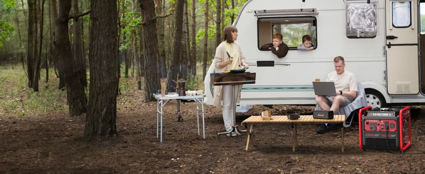 Portable Inverter Generator 4500W Gas Powered, CO-Sensor, Lightweight & Quiet for Home Use and Emergency Backup, Camping, EPA Compliant 2025 Version