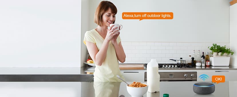 Suraielec Pool Timer, WiFi Smart Pool Pump Timer, 120, 240, 277 VAC, 40 AMP, Outdoor Heavy Duty Metal Casing Pool Control, Wireless Electric Switch Box for Pumps, Water Heater, Spa, Light