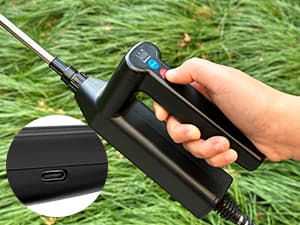 3.2 Gallon Battery Powered Backpack Sprayer, Upgraded Electric Back Pack Sprayer with 3 Spray Force, Battery Indicator, Rechargeable Handle, 41" Telescopic Wand, 5 Mist Nozzles, for Lawn and Garden