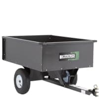 42-Inch Tow-Behind Lawn Sweeper, 10" Nylon Brushes, Universal Tractor/ATV Hitch, Never-Flat Wheels, Adjustable Height, 1-Year Warranty, Ideal for Leaves, Grass & Debris