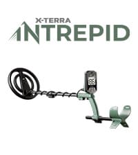 MINELAB X-Terra Intrepid, All-Terrain Professional Pinpointing Metal Detector for Adults with Waterproof Coil, 2 Detect Modes, and Clear Target IDs