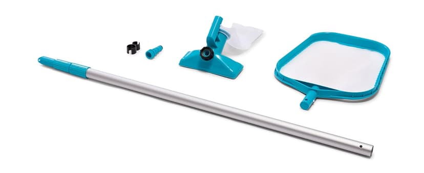 Intex 28002E Cleaning Maintenance Swimming Pool Kit with Vacuum, Surface Skimmer, and Telescoping Pole for Above Ground Pools (Pool Sold Separately)