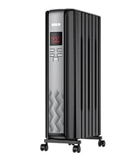 Dreo Oil Filled Radiator, Electric Radiant Heaters for indoor use Large Room with Remote Control, Child Lock, 4 Modes, Overheat & Tip-Over Protection, 24h Timer, Digital Thermostat, Quiet, 1500W