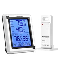 VIVOSUN Portable Greenhouse Heater, 1500W/750W Electric Heater, 3 Modes for Fast Heating, Overheat Protection, Dustproof Design for Grow Tents, Patios & Outdoors