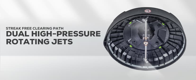 Greenworks 5210902 15" Extension Included Surface Cleaner, Green