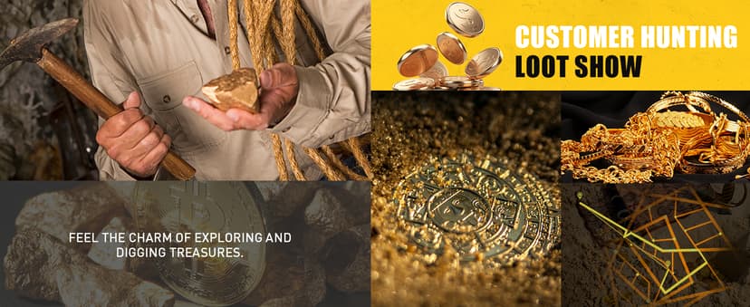 Metal Detector for Adults Waterproof-Professional Higher Accuracy Gold Detector with LCD Display,5 Mode,Advanced DSP Chip 12" Coil(Yellow)