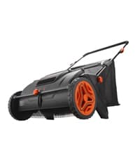 VEVOR 52 Inch Lawn Sweeper Tow Behind, 26 cu.ft. Large Pull Behind Grass Sweeper, Heavy Duty Leaf & Grass Collector with Dumping Rope Design, Adjustable Sweeping Height for Picking Up Debris & Grass